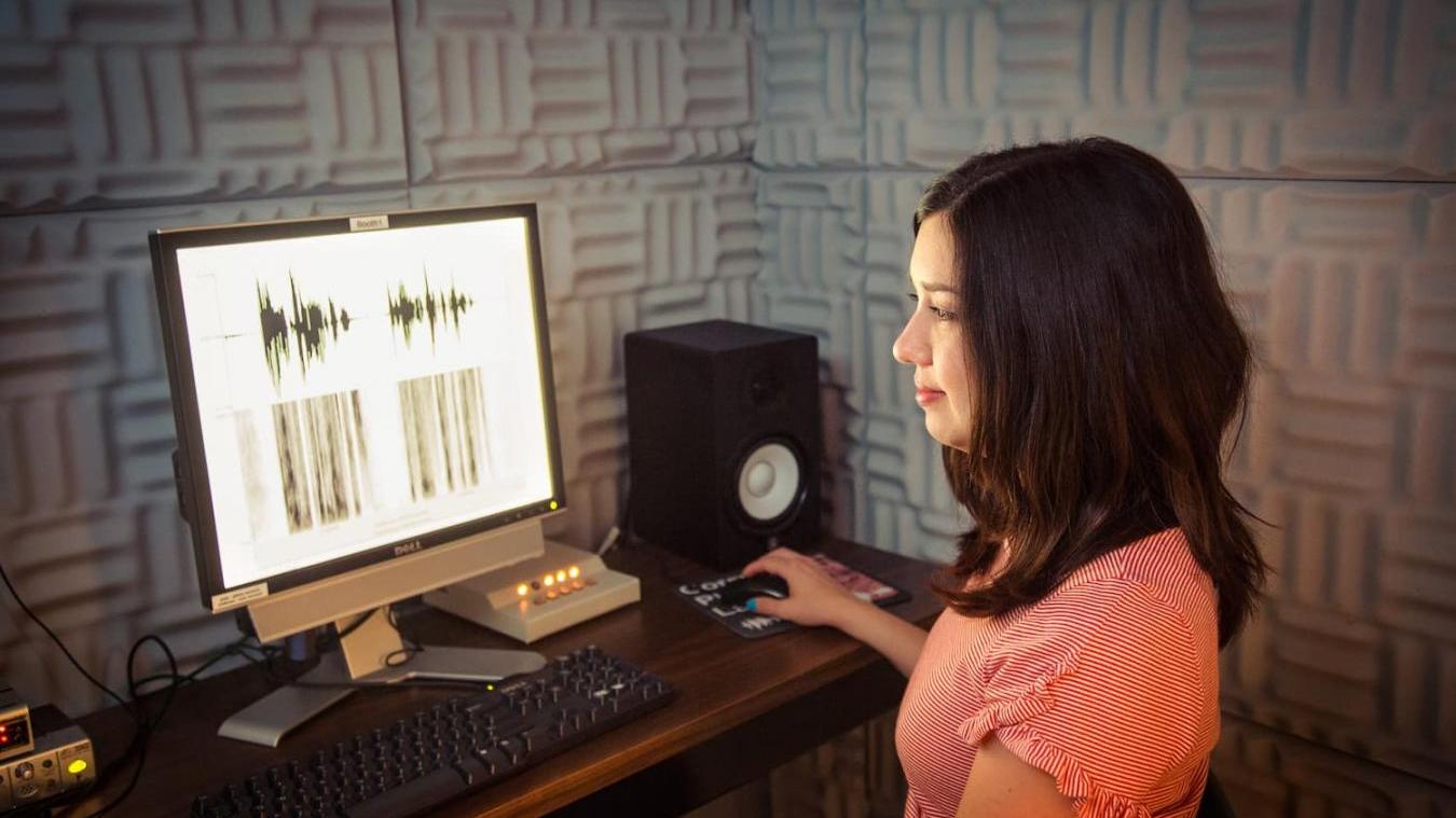 Naomi Enzinna, a doctoral student in linguistics working on speech patterns